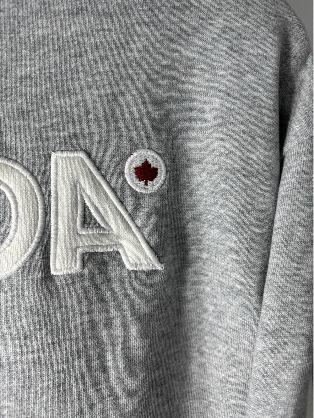 Hudson's Bay CO HBC Gray Sweatshirt Zip-up Men’s Medium - Picture 14 of 15